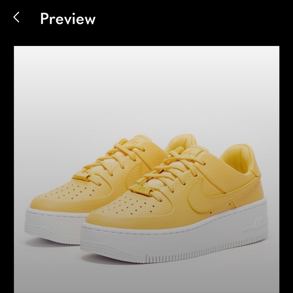 Nike AF1 Sage Yellow